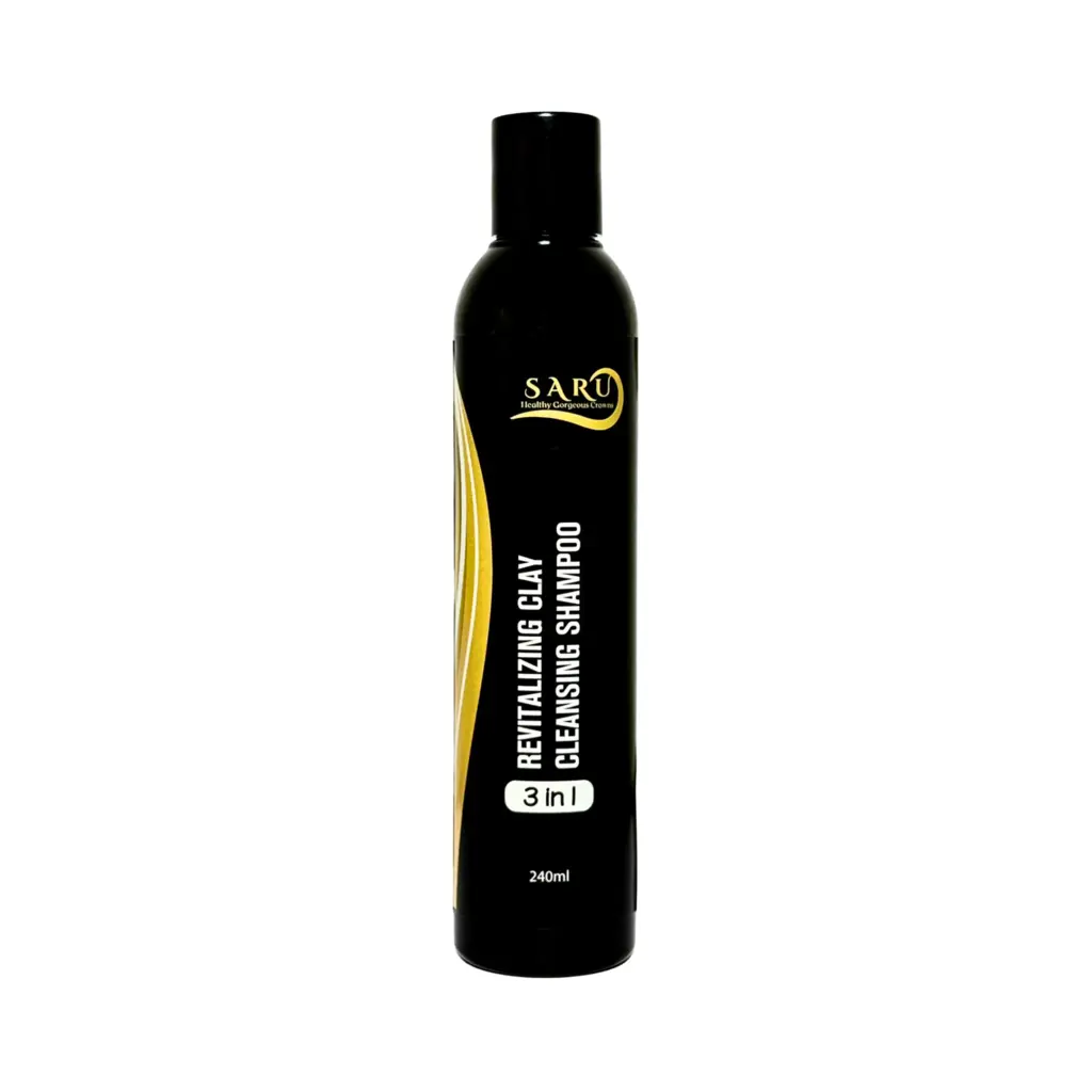 Scalp Shampoo - Saru 3 in 1 Revitalizing clay cleansing shampoo 240ml