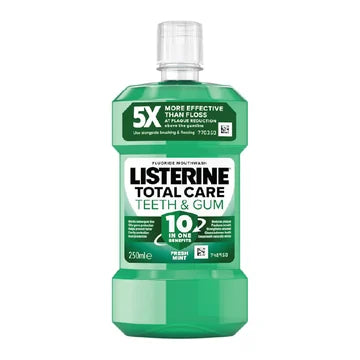 Listerine total care teeth & gum mouthwash 250ml