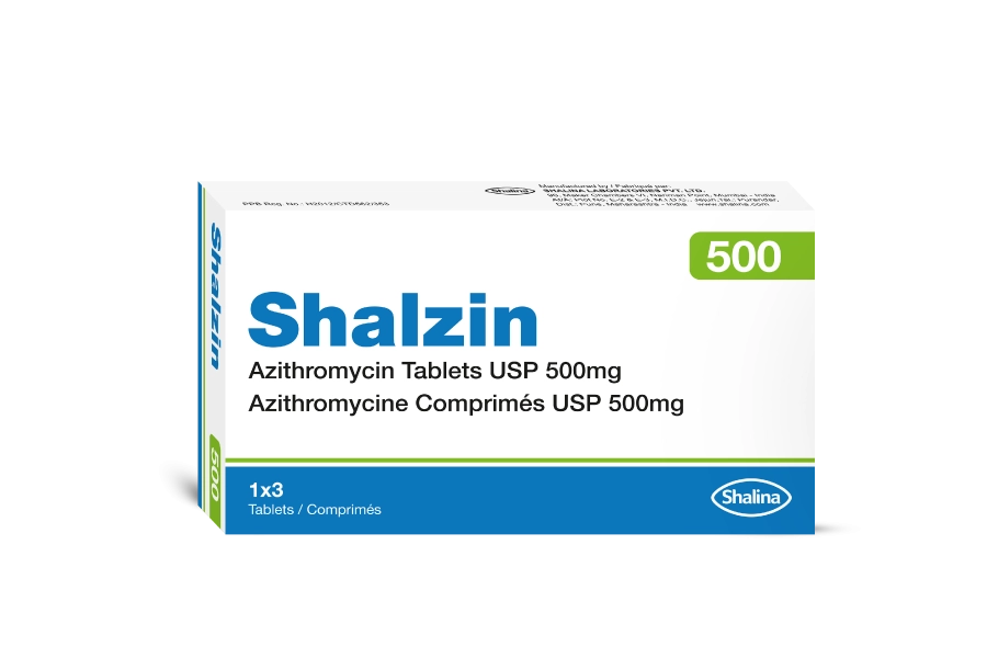 Shalzin (AZITHROMYCIN) Tablets 500mg