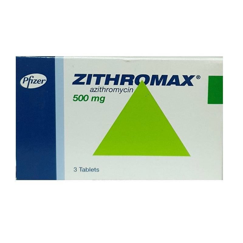 Zithromax 500mg Tablets 3’s