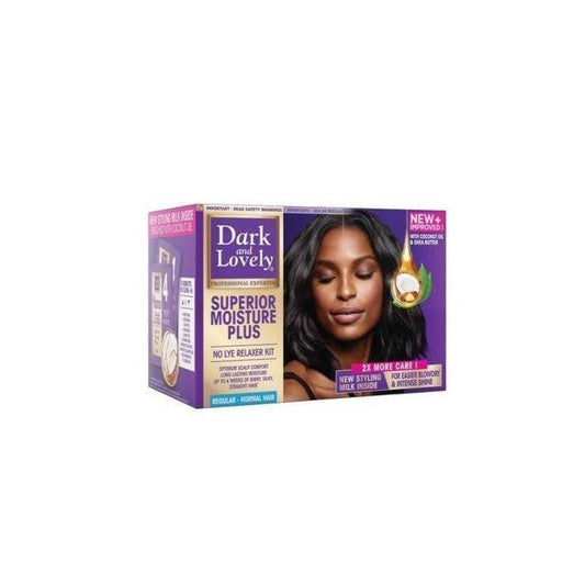 Dark And Lovely Moisture Plus No-Lye Relaxer Regular
