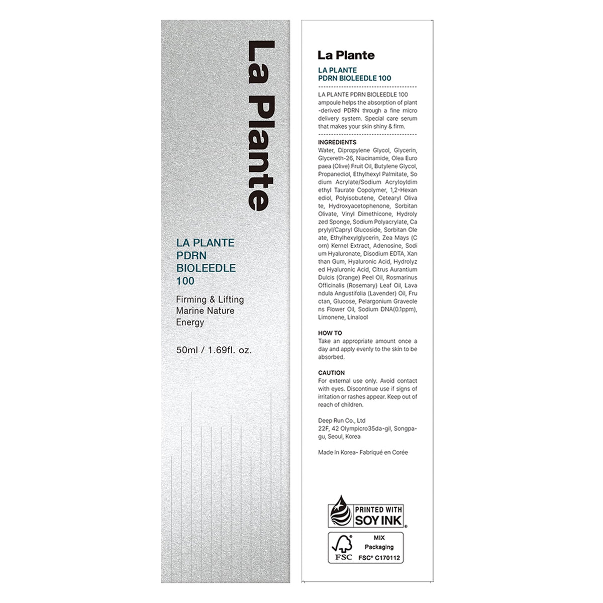 LA PLANTE - KOREA PDRN & BIOLEEDLE100 50ML