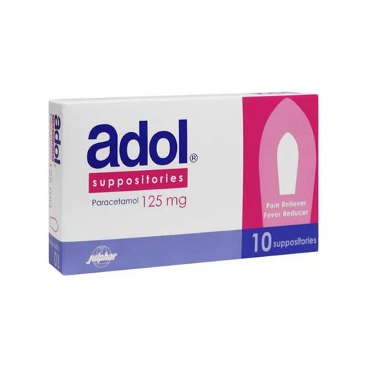 ADOL SUPPOSITORIES 125MG 10'S
