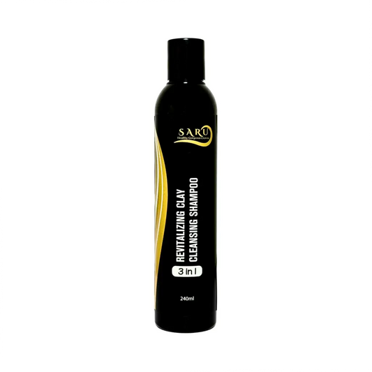 Scalp Shampoo - Saru 3 in 1  Revitalizing clay cleansing shampoo 240ml