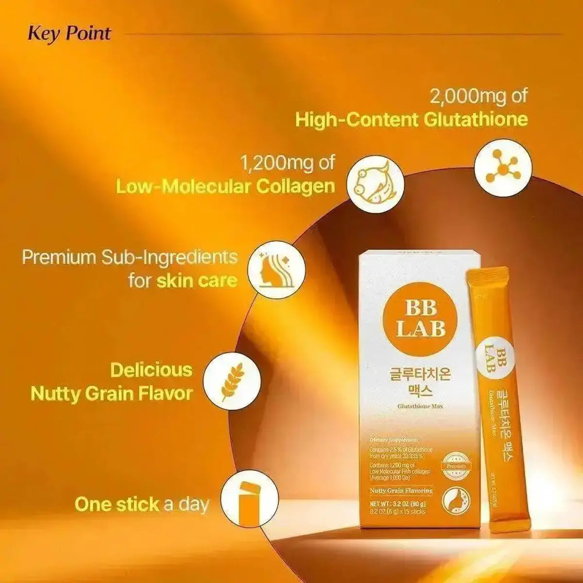 BB LAB - KOREAN GLUTATHIONE MAX 6g*15sticks
