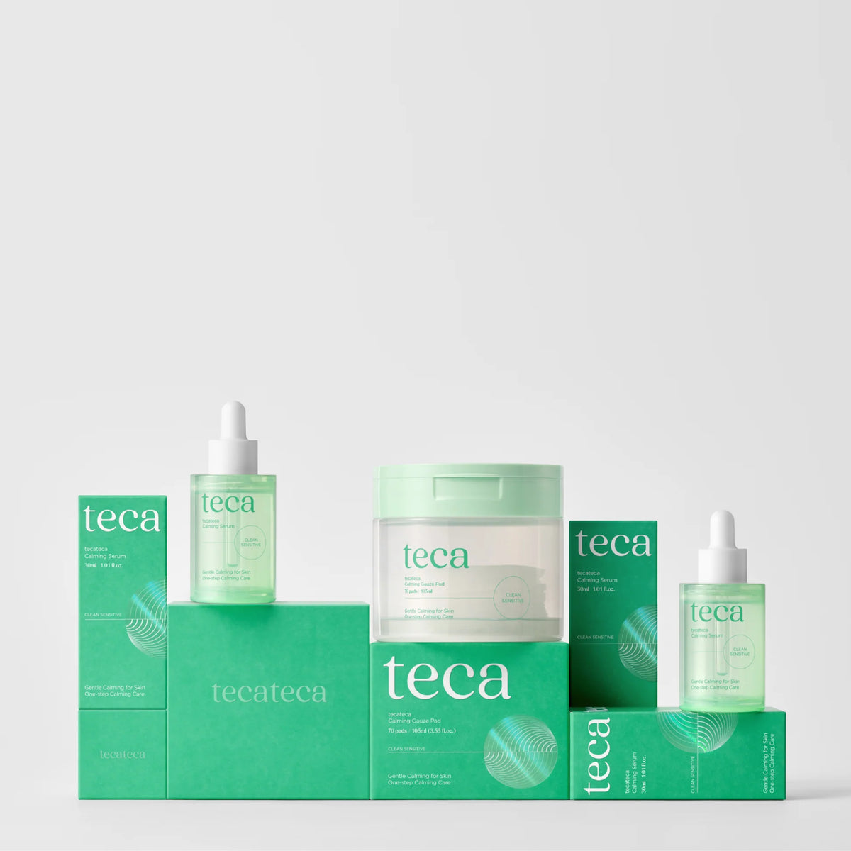 TECATECA CALMING GAUZE PADS  70PADS/105ML
