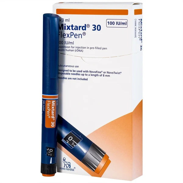 Mixtard flexpen 100iu/3ml 5'S