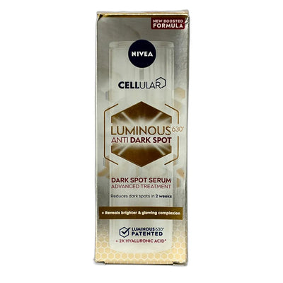 Nivea Luminous630 AntiDark Spot Advanced Serum treatment UVA/UVB  30ml