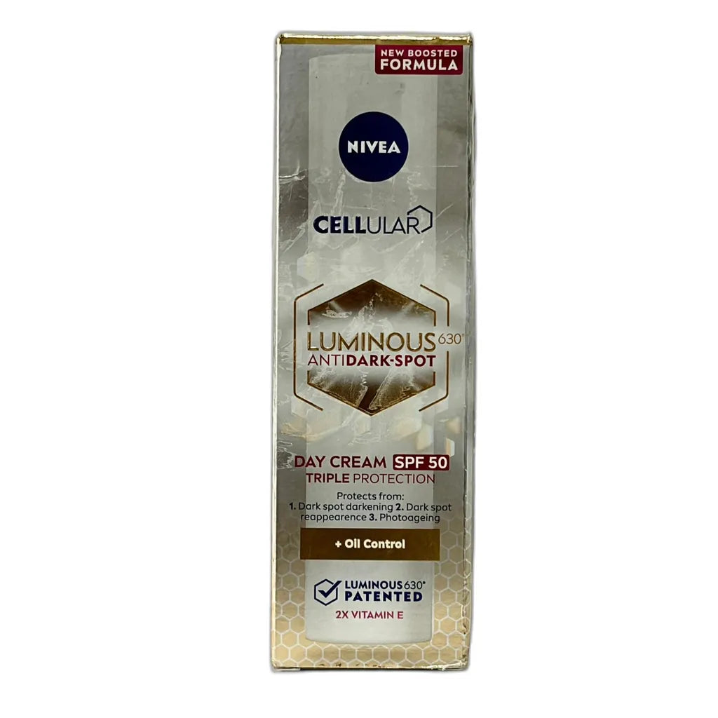 Nivea Luminous630 AntiDark Spot Triple Protection day Cream SPF50 40ml