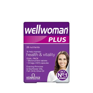 Wellwoman plus omega 3-6-9 capsules/tablets 56s