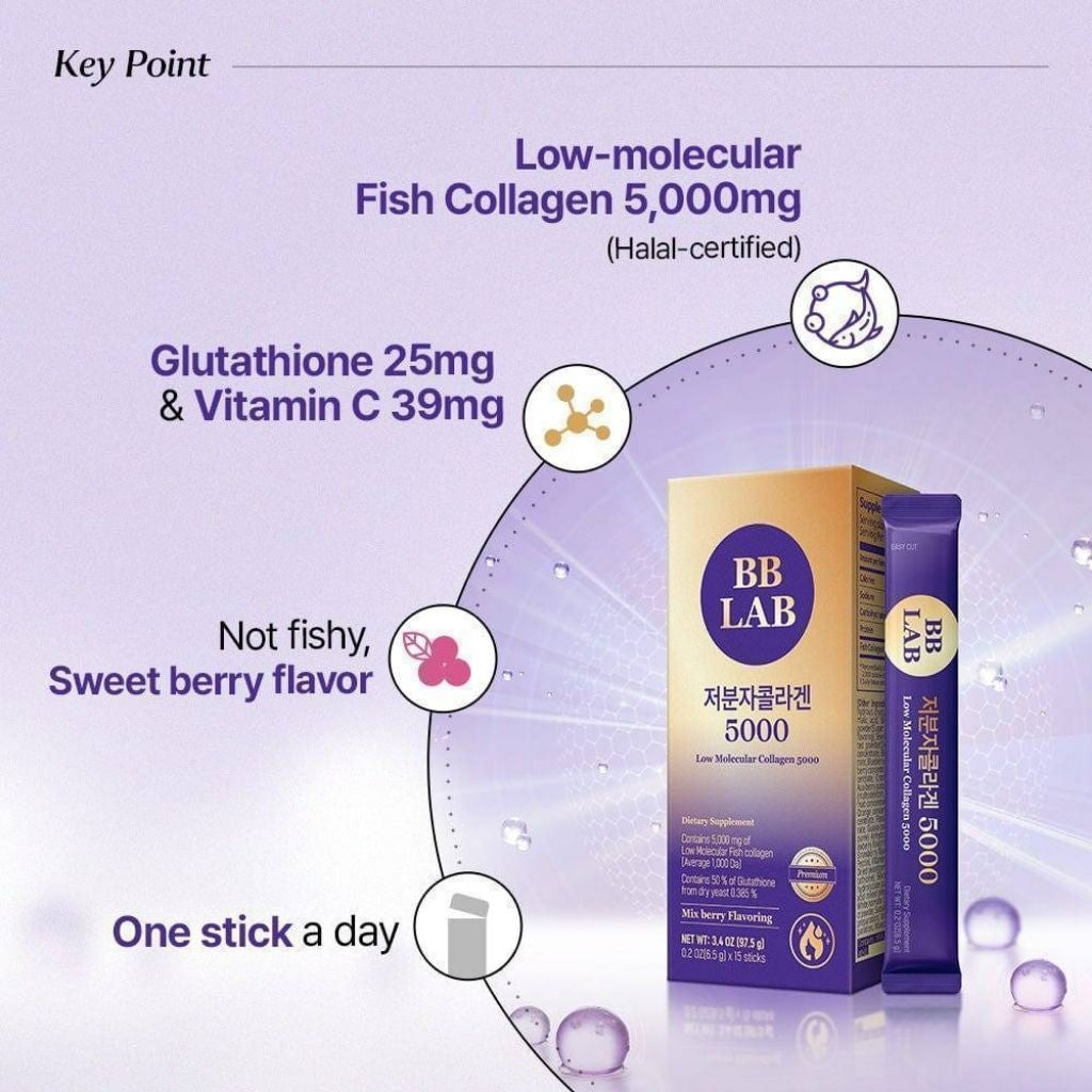 BB LAB - KOREAN LOW MOLECULAR COLLAGEN 5000 6.5G*7sticks