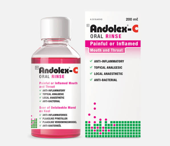 ANDOLEX C ORAL RINSE 200ML