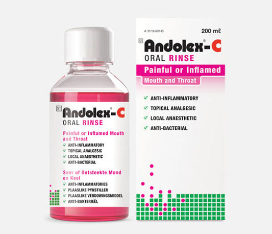 ANDOLEX C ORAL RINSE 200ML