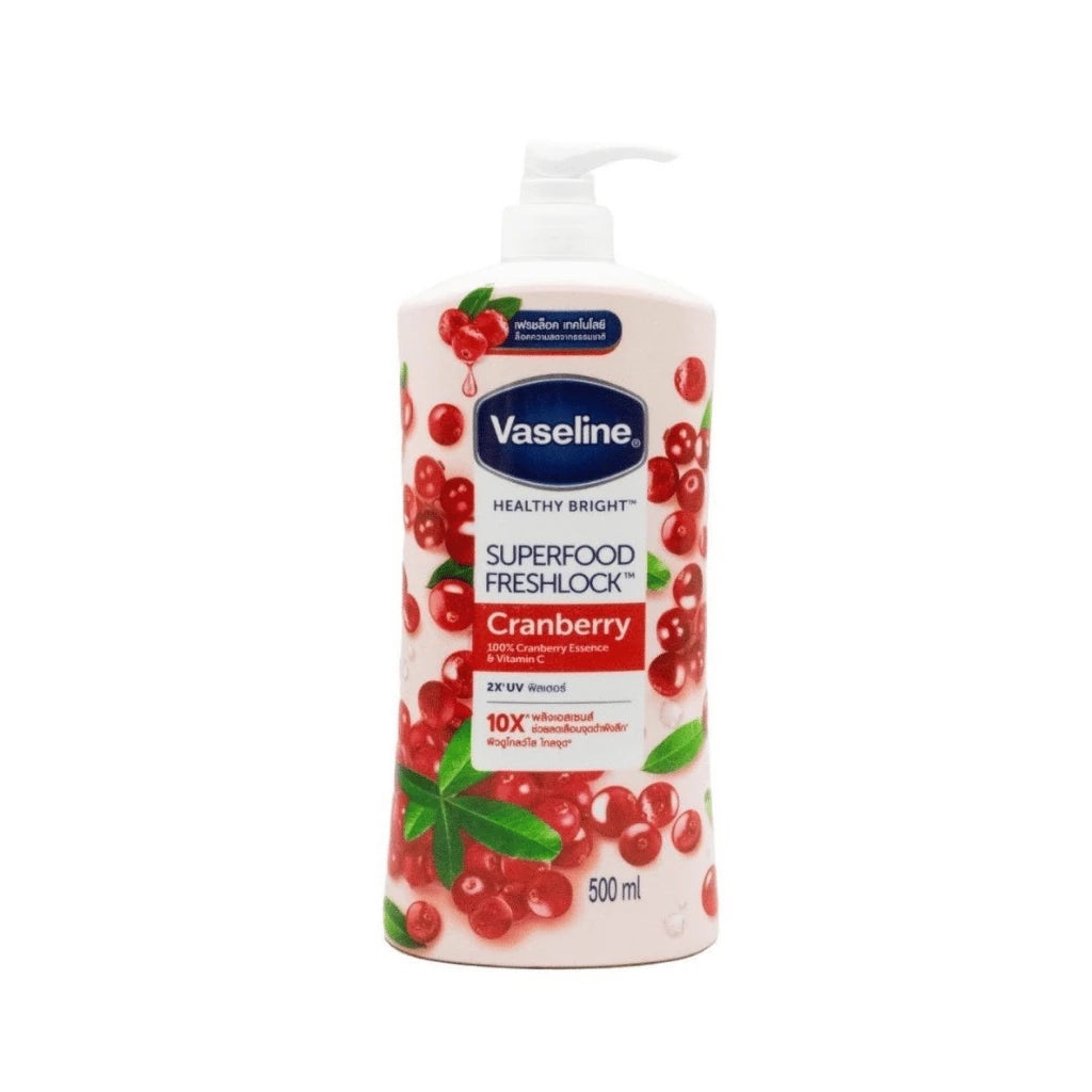 Vaseline superfood cranberry 500ml